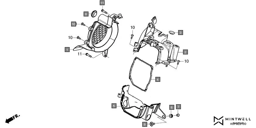 E-1 SHROUD/FAN COVER