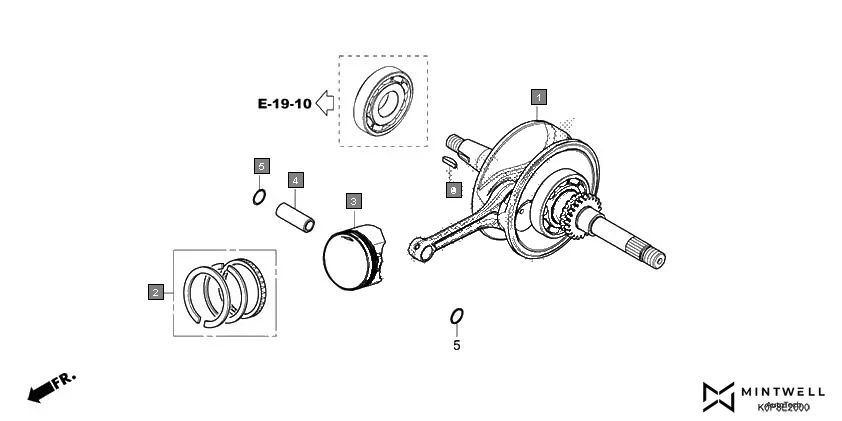 E-20 CRANKSHAFT/PISTON