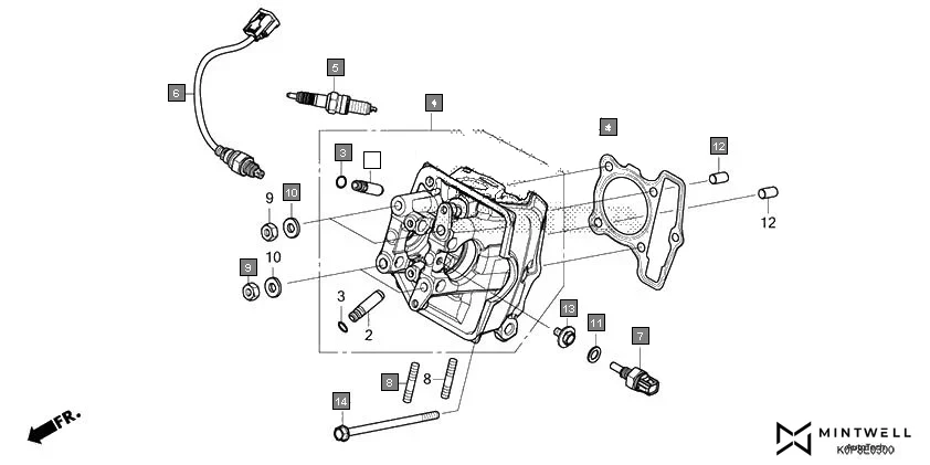 E-3 CYLINDER HEAD
