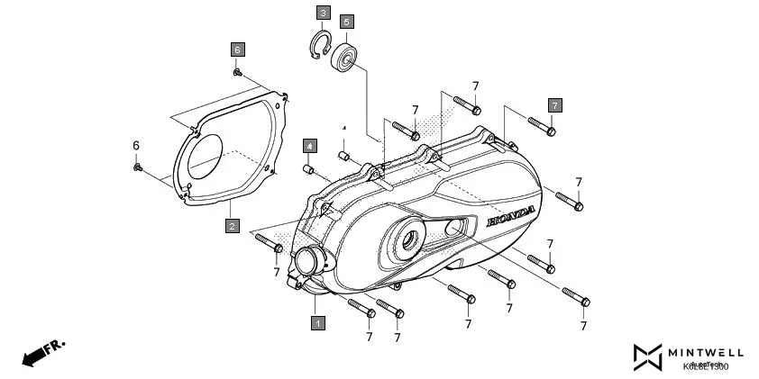 E-13 LEFT SIDE COVER