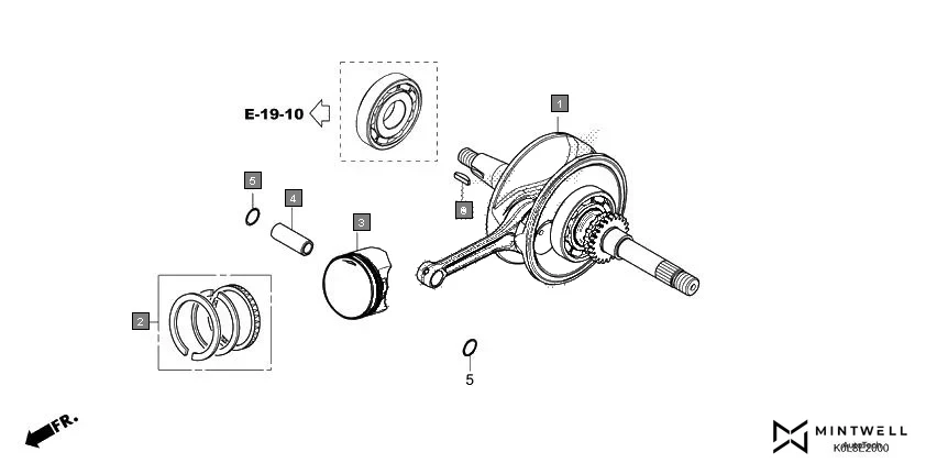 E-20 CRANKSHAFT/PISTON