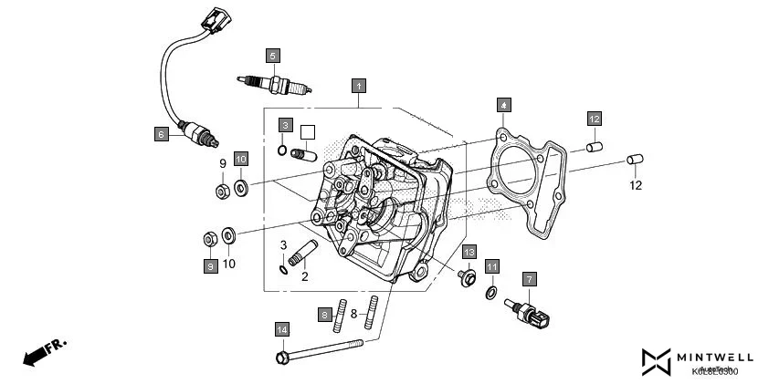 E-3 CYLINDER HEAD