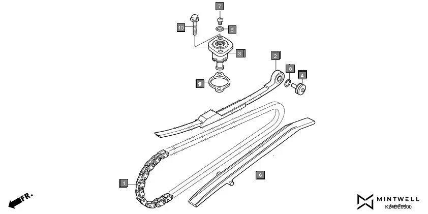 E-5 CAM CHAIN/TENSIONER