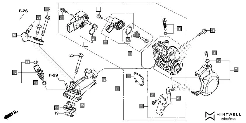 E-22 THROTTLE BODY