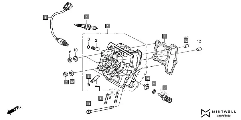 E-3 CYLINDER HEAD