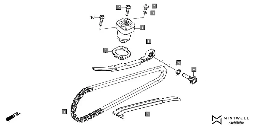 E-5 CAM CHAIN/TENSIONER
