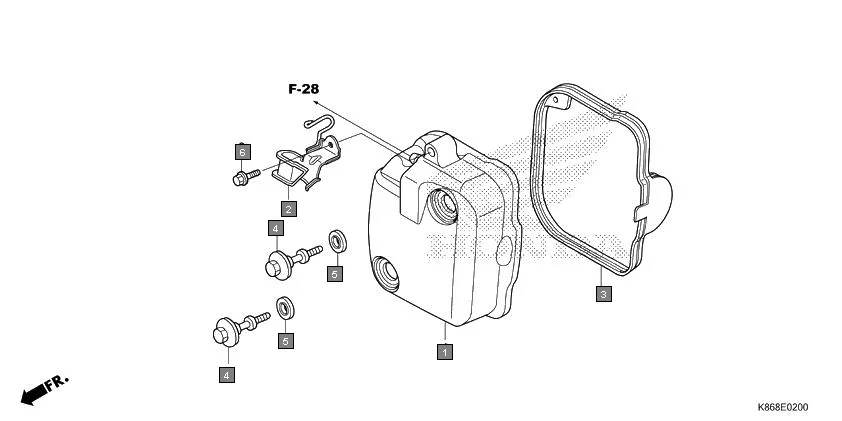 E-2 CYLINDER HEAD COVER