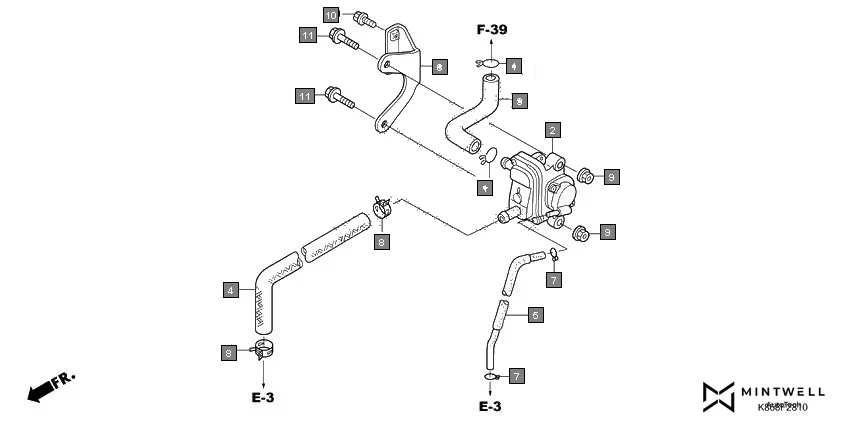 F-28-10 AIR SUCTION VALVE diagram showing 18652-KZK-900