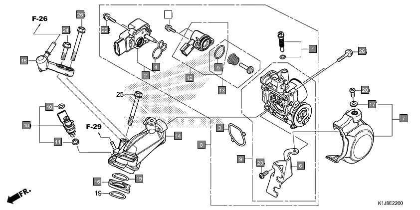 E-22 THROTTLE BODY