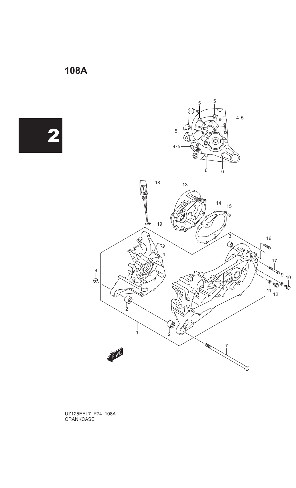 108A CRANKCASE