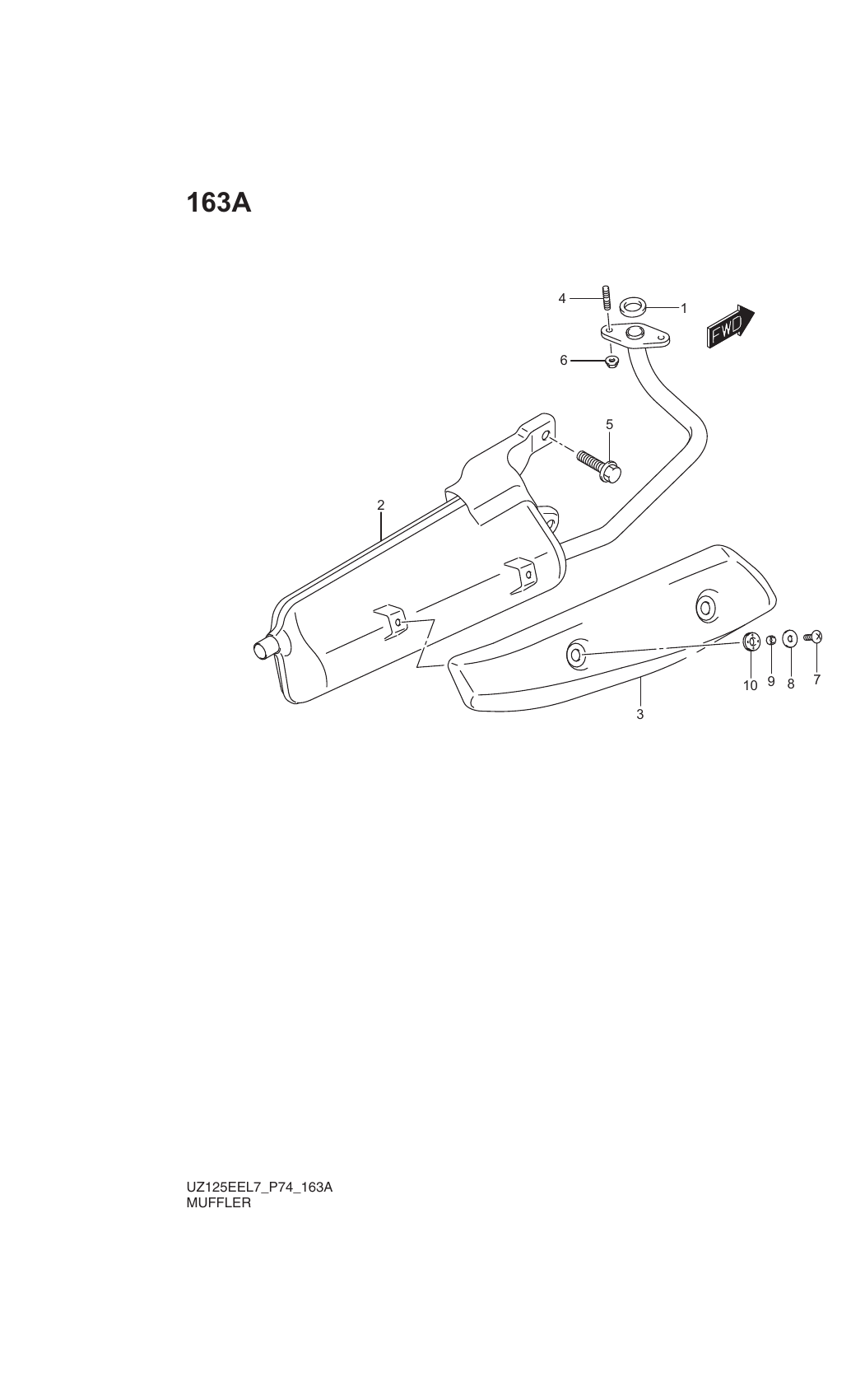 163A MUFFLER