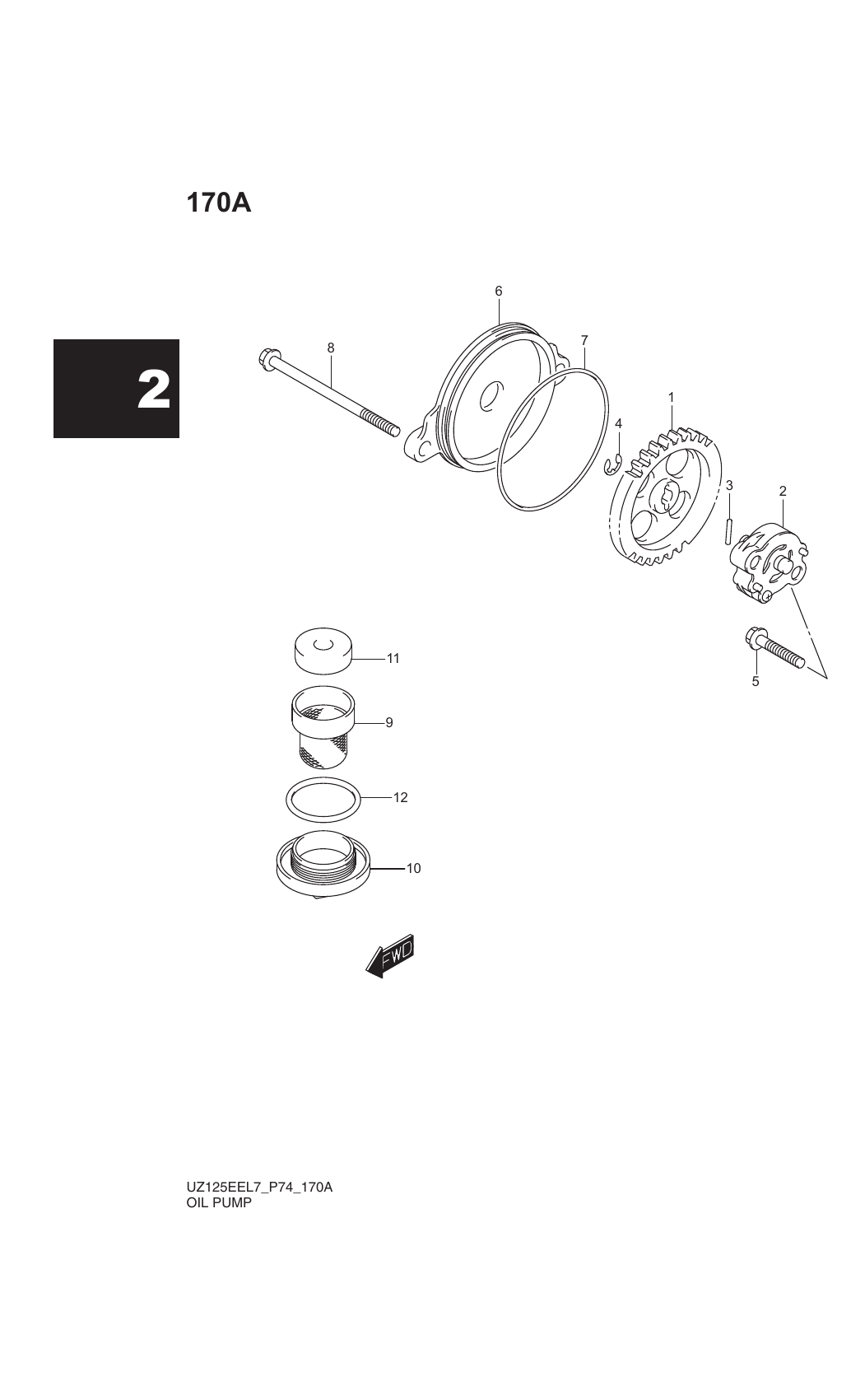 170A OIL PUMP