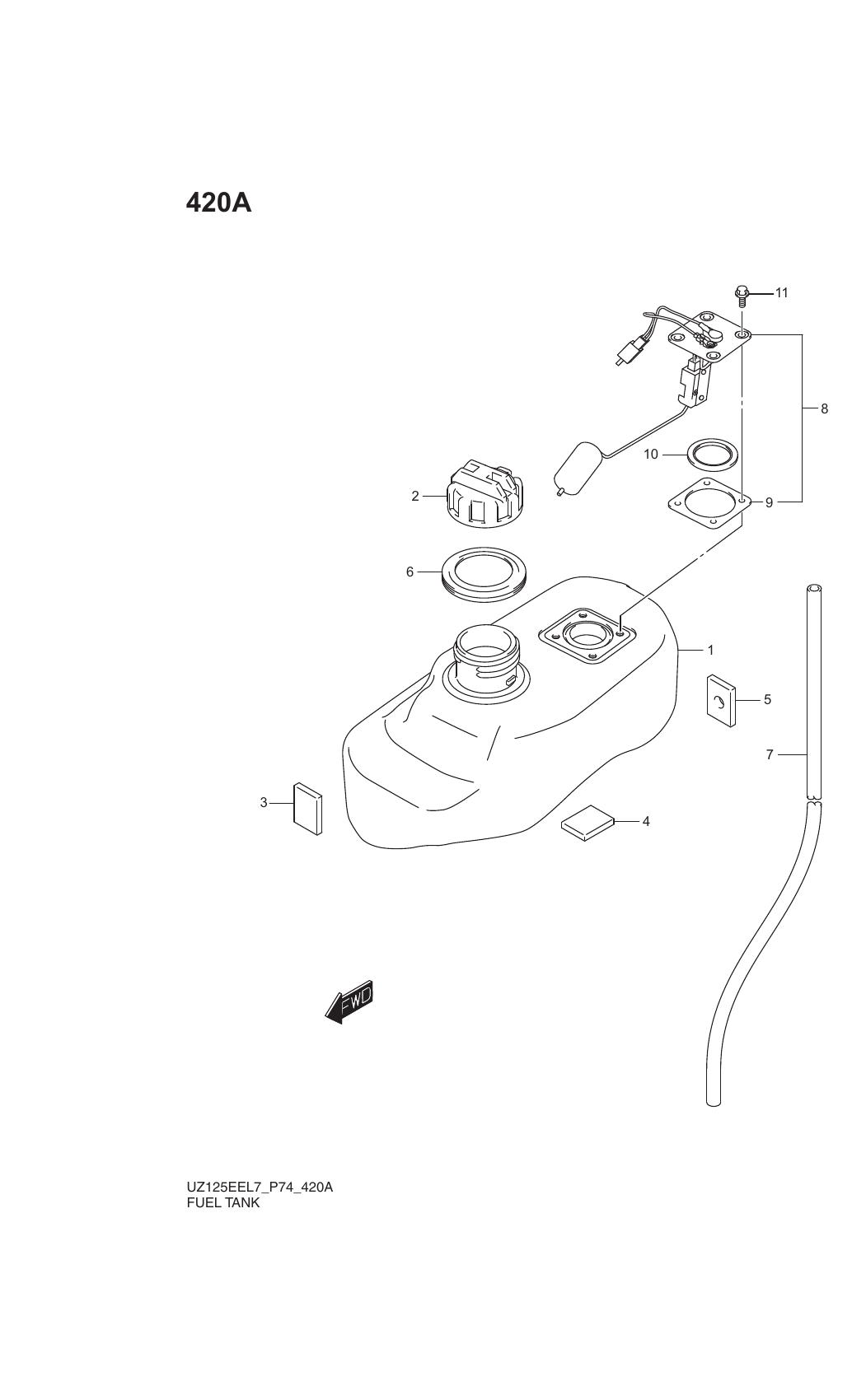 420A FUEL TANK