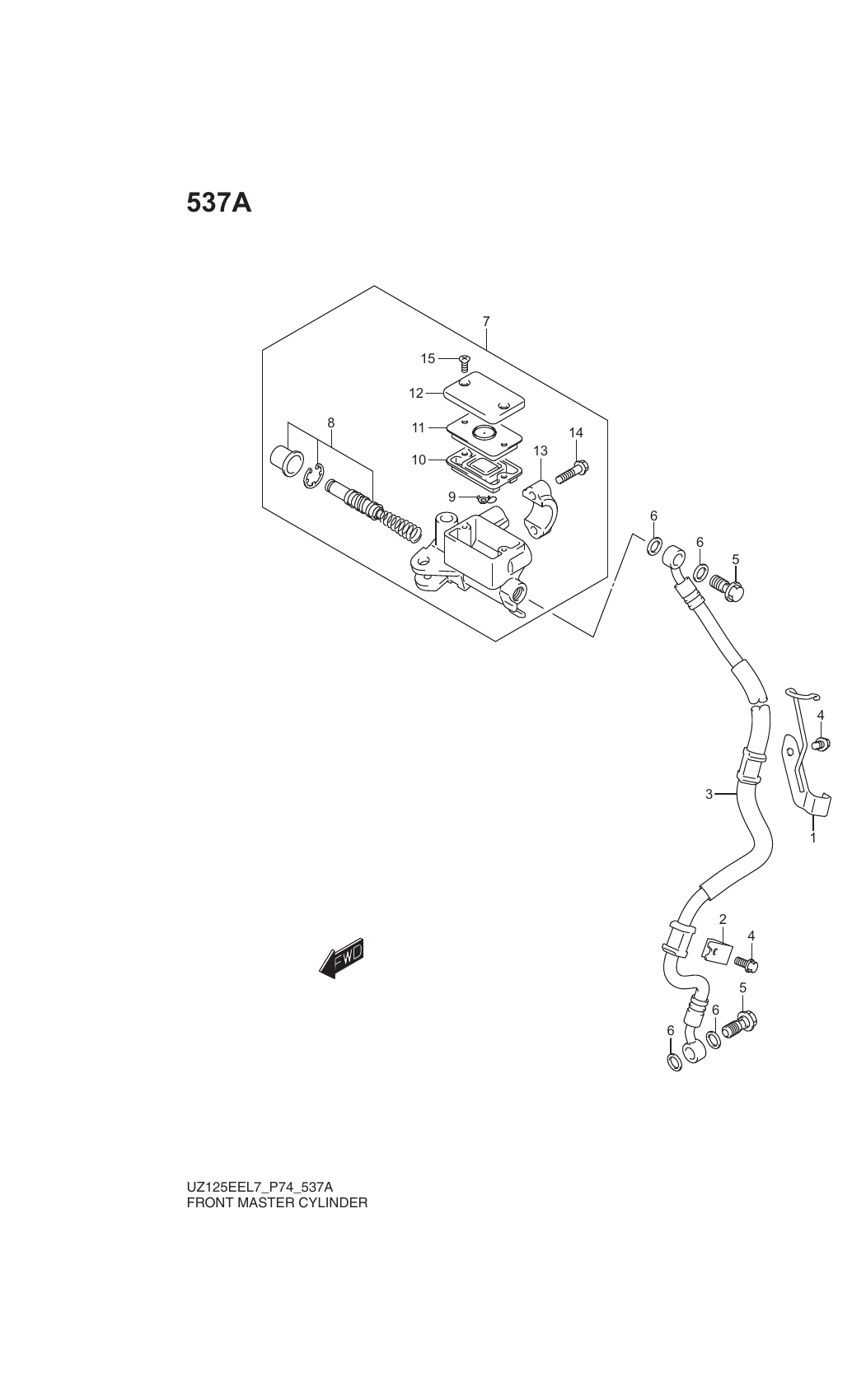 537A FRONT MASTER CYLINDER
