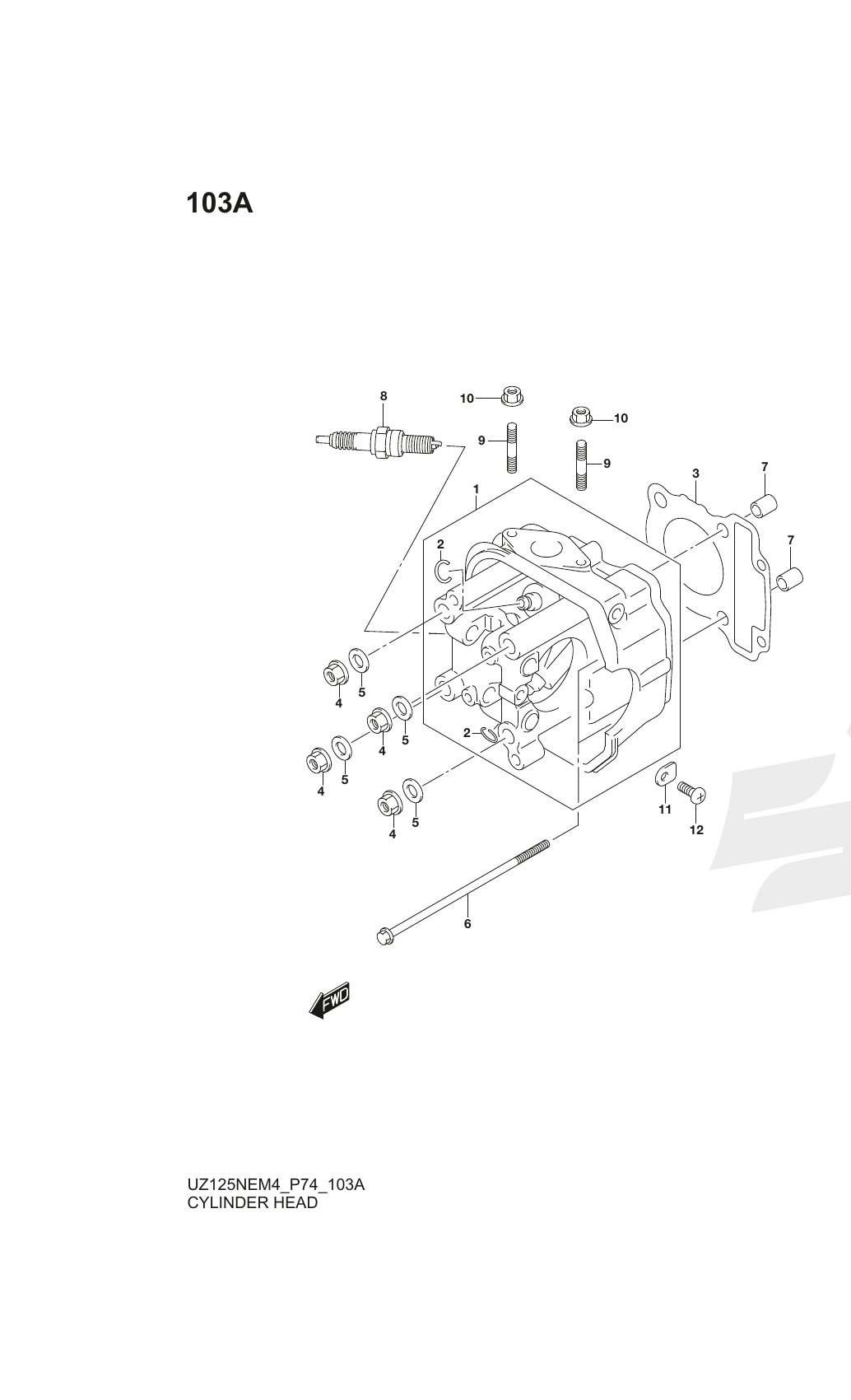 103A CYLINDER HEAD