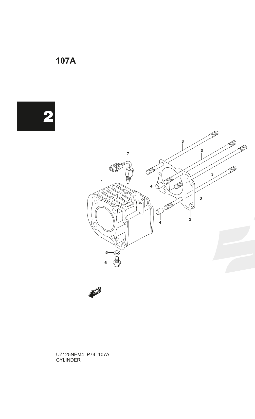 107A CYLINDER