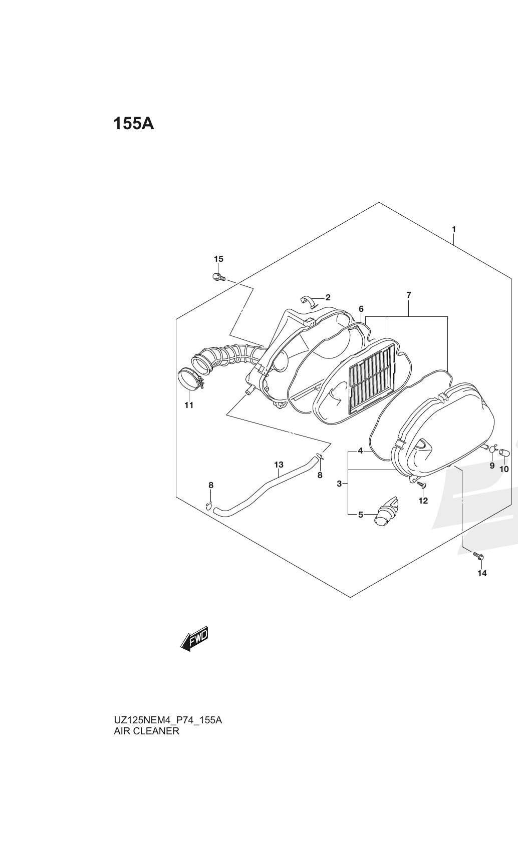 155A AIR CLEANER
