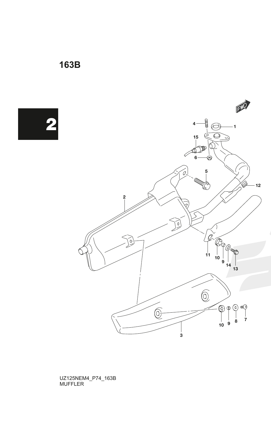 163B MUFFLER