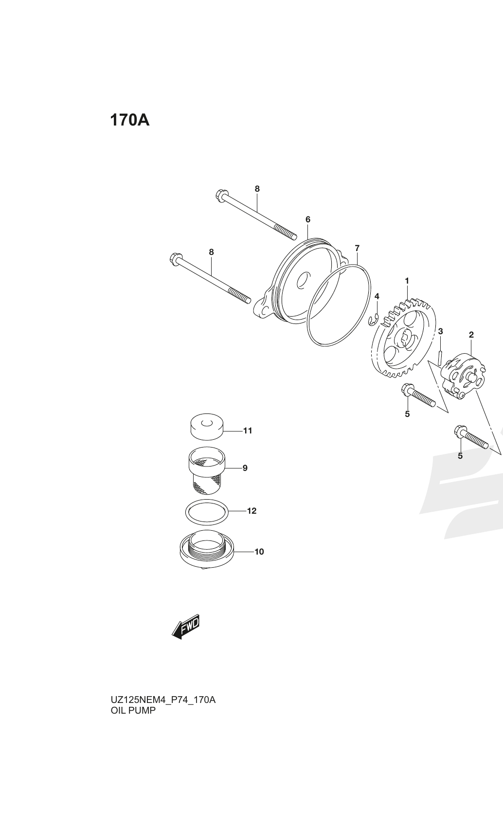 170A OIL PUMP