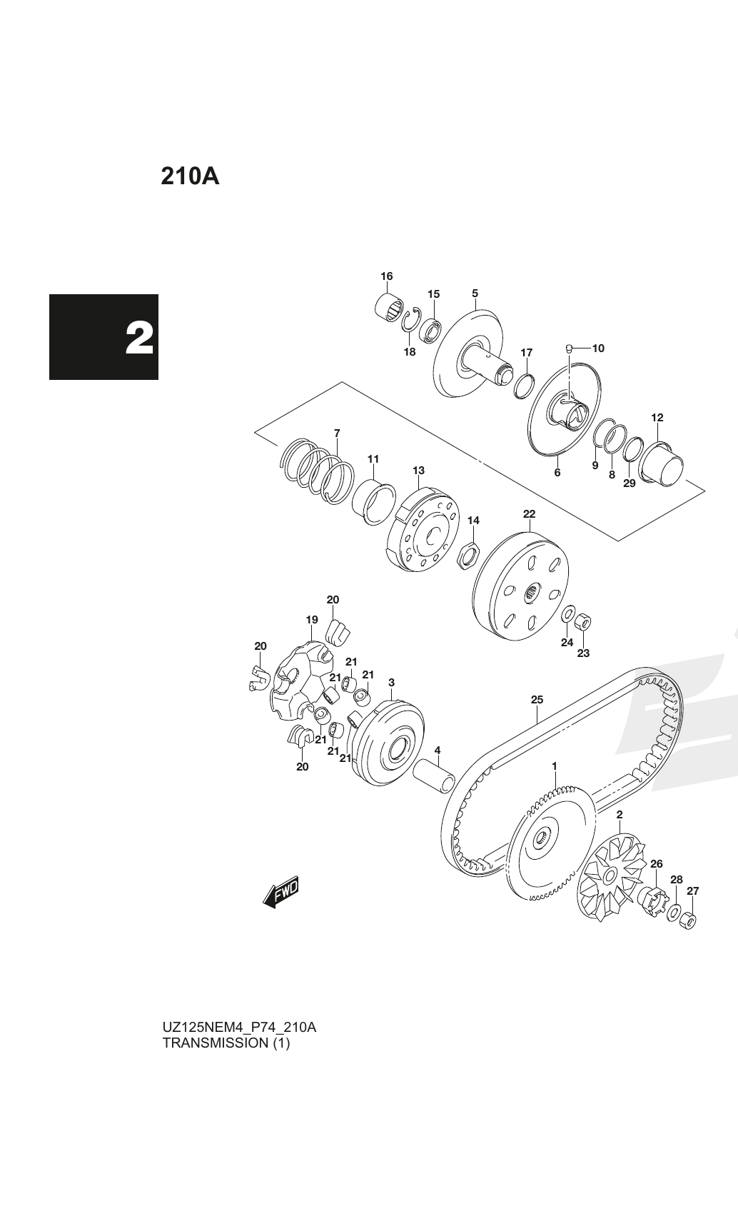 210A TRANSMISSION