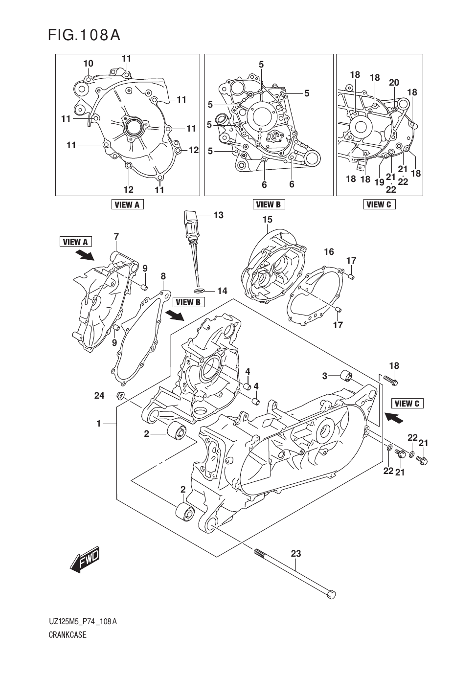 108A CRANKCASE