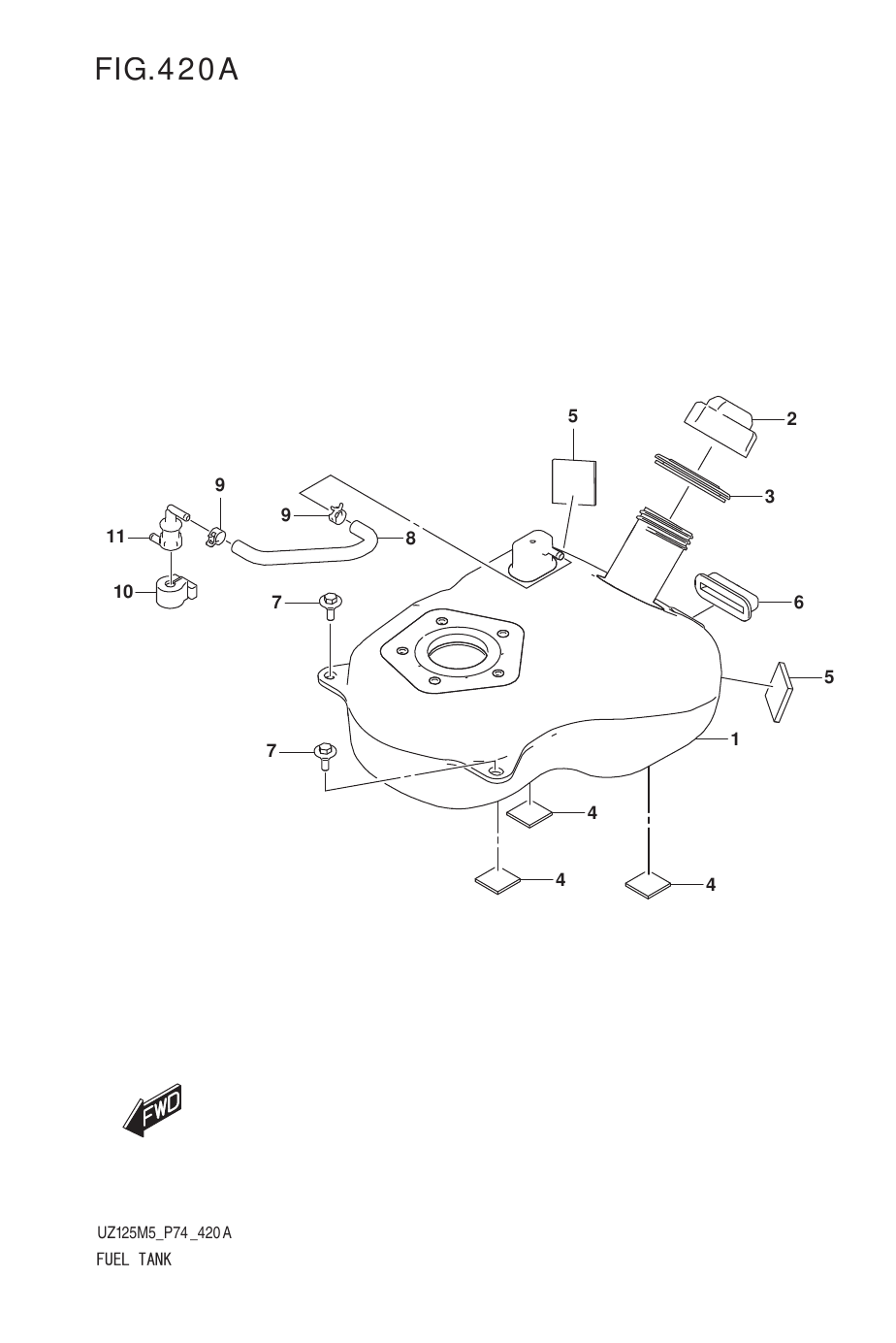 420A FUEL TANK
