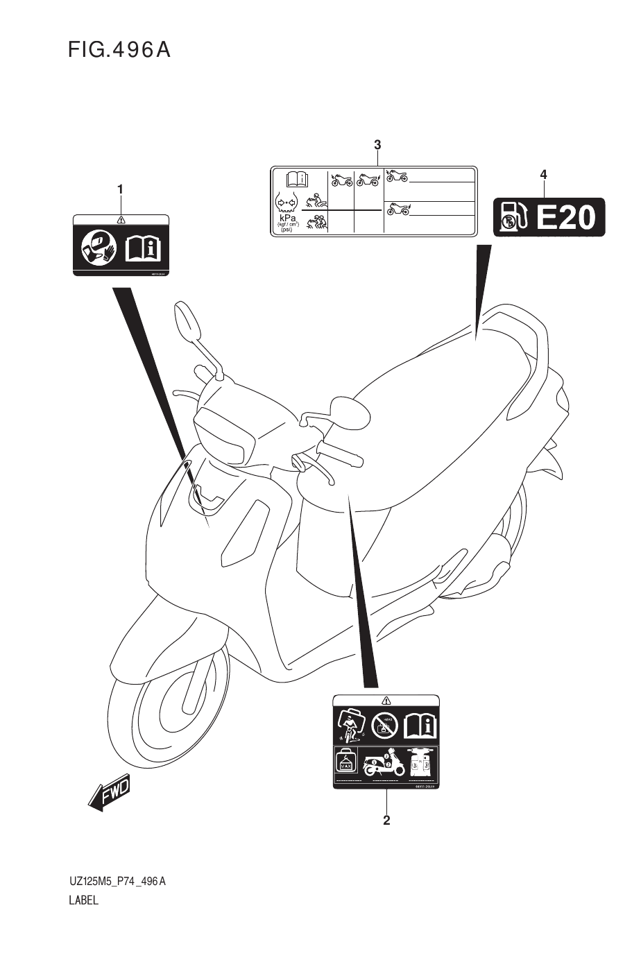 496A LABEL