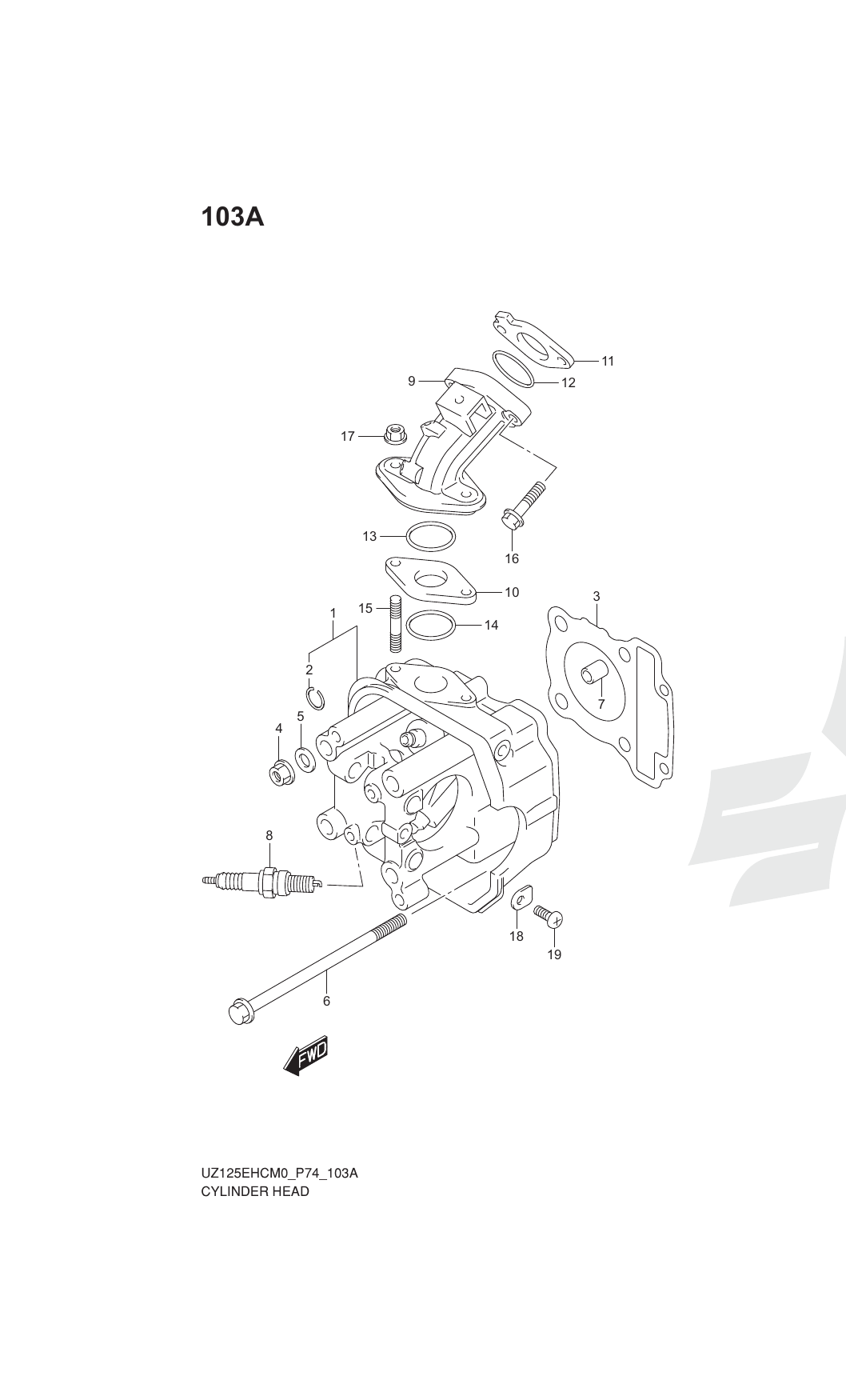 103A CYLINDER HEAD
