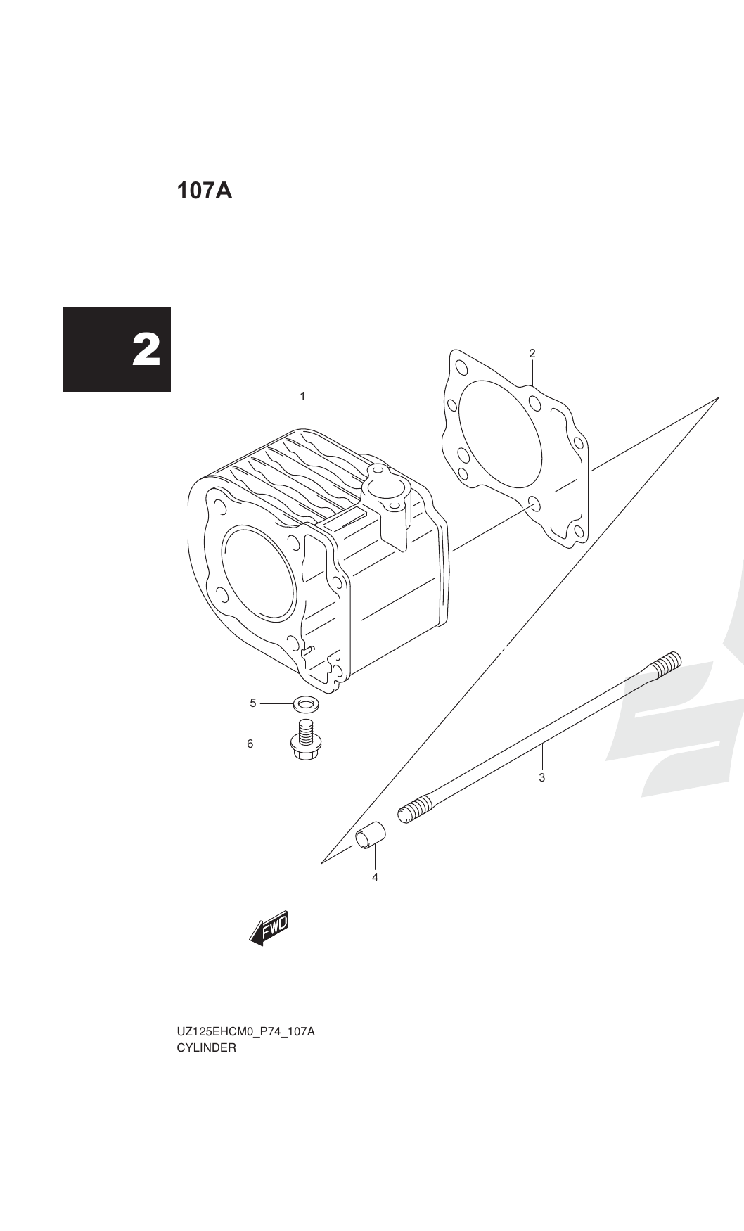 107A CYLINDER