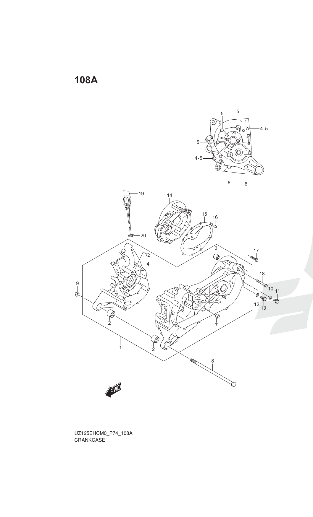 108A CRANKCASE