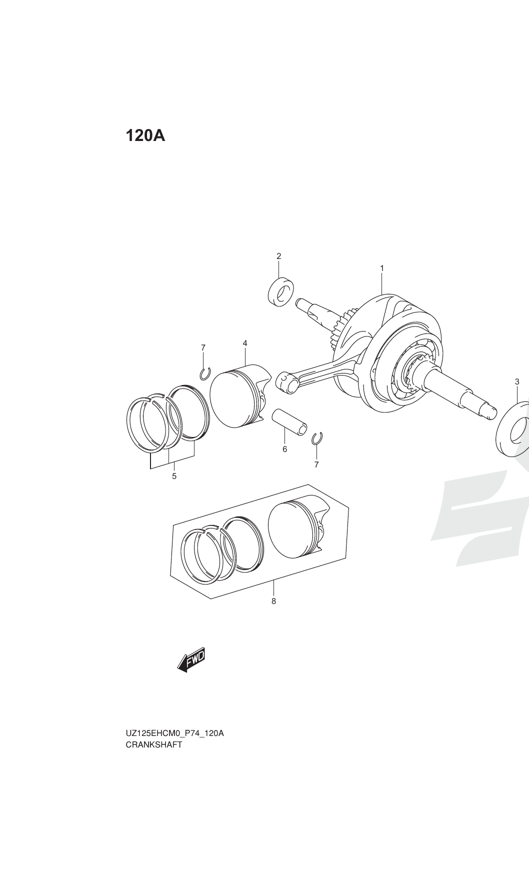 120A CRANKSHAFT
