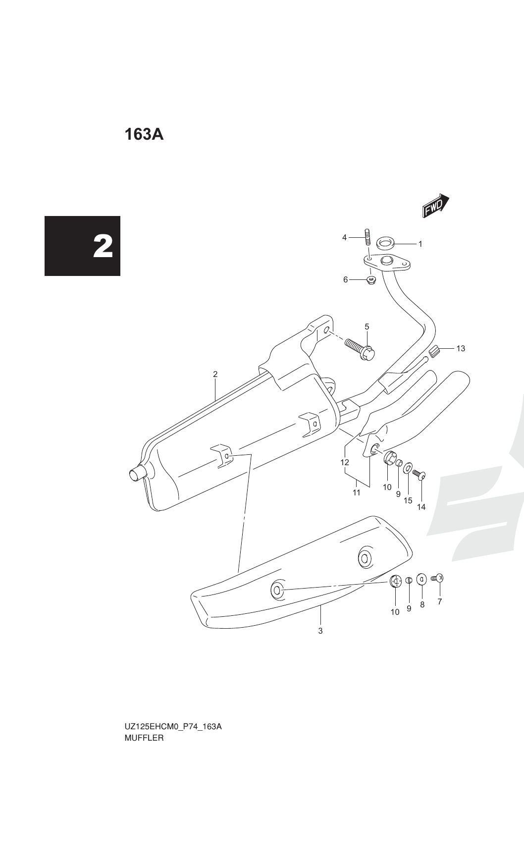 163A MUFFLER