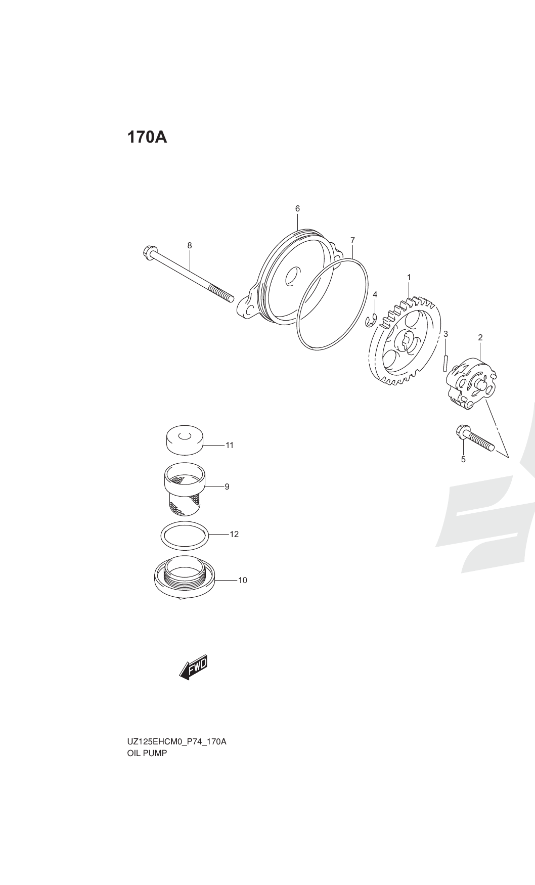 170A OIL PUMP