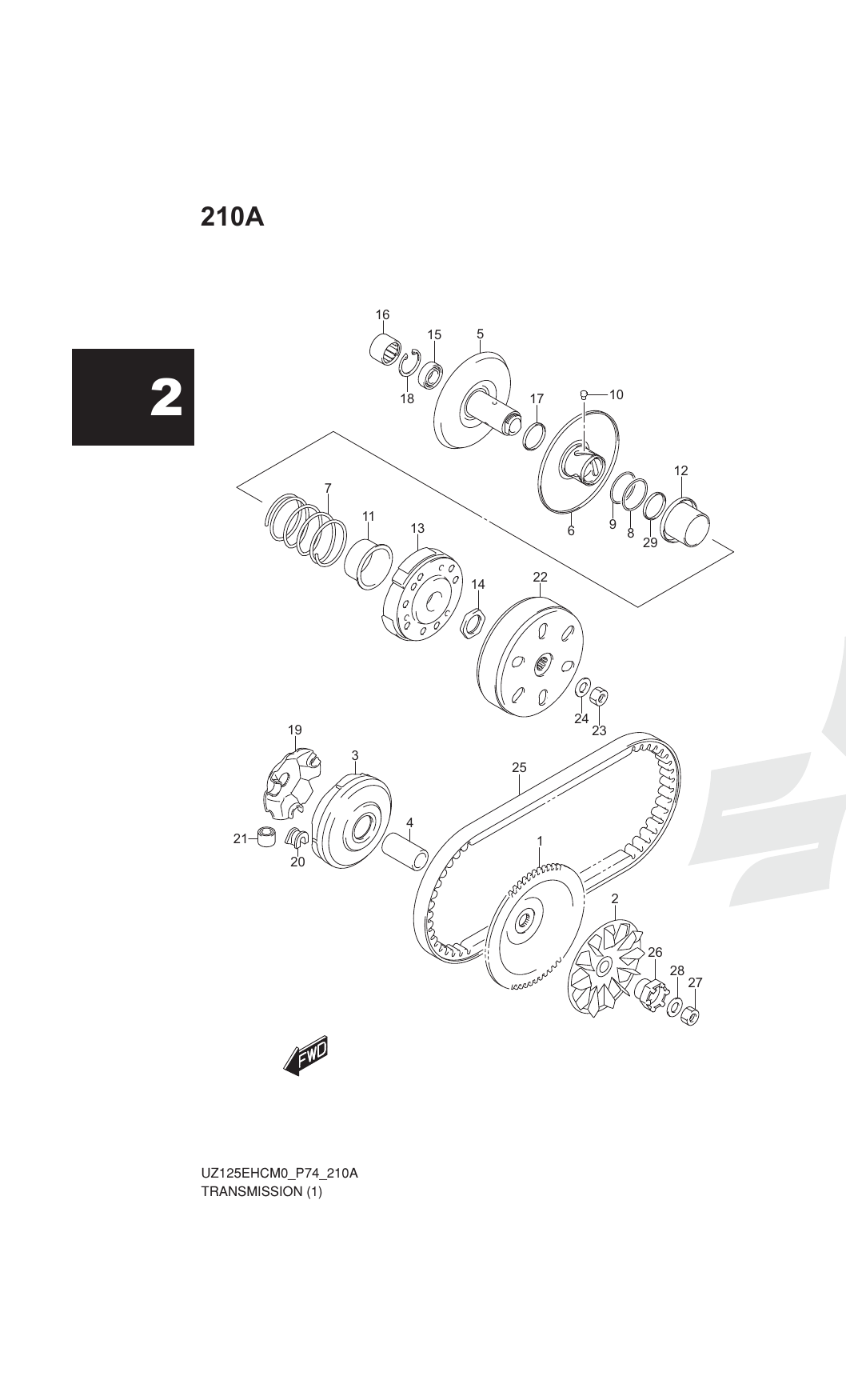 210A TRANSMISSION