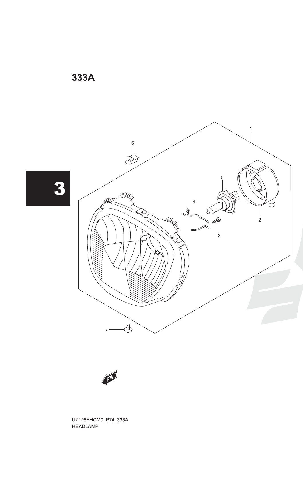 333A HEADLAMP