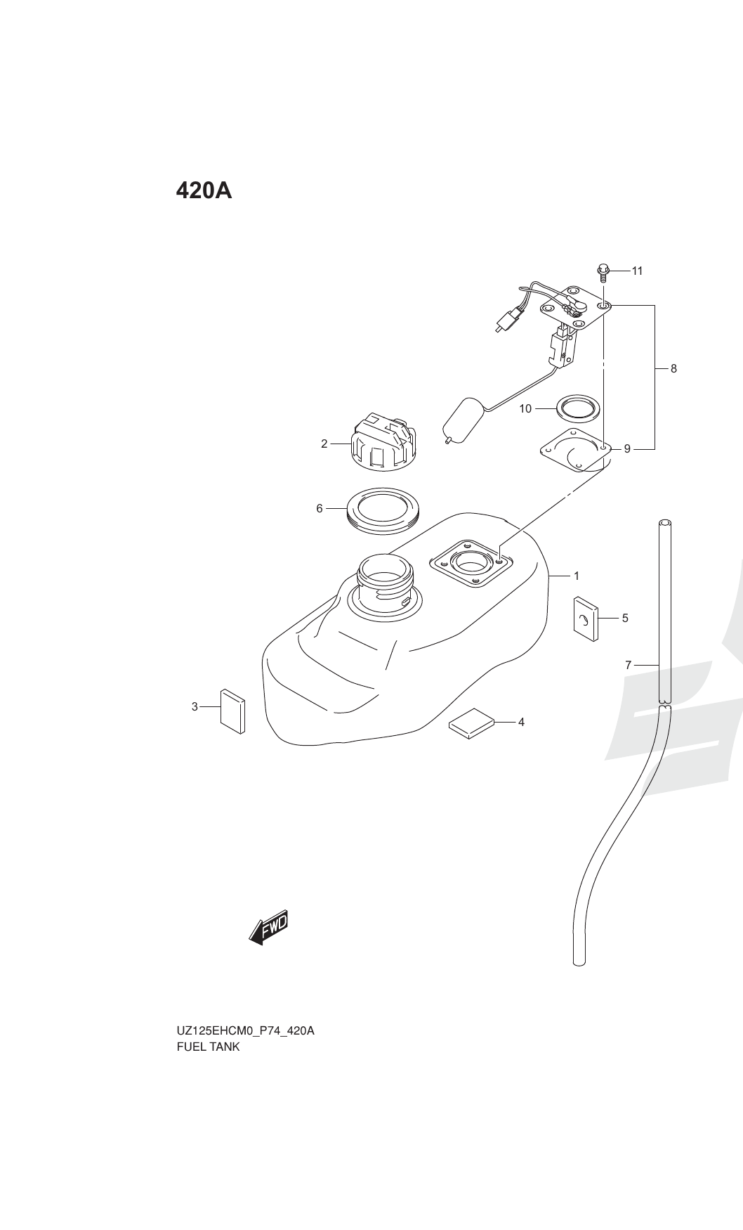 420A FUEL TANK