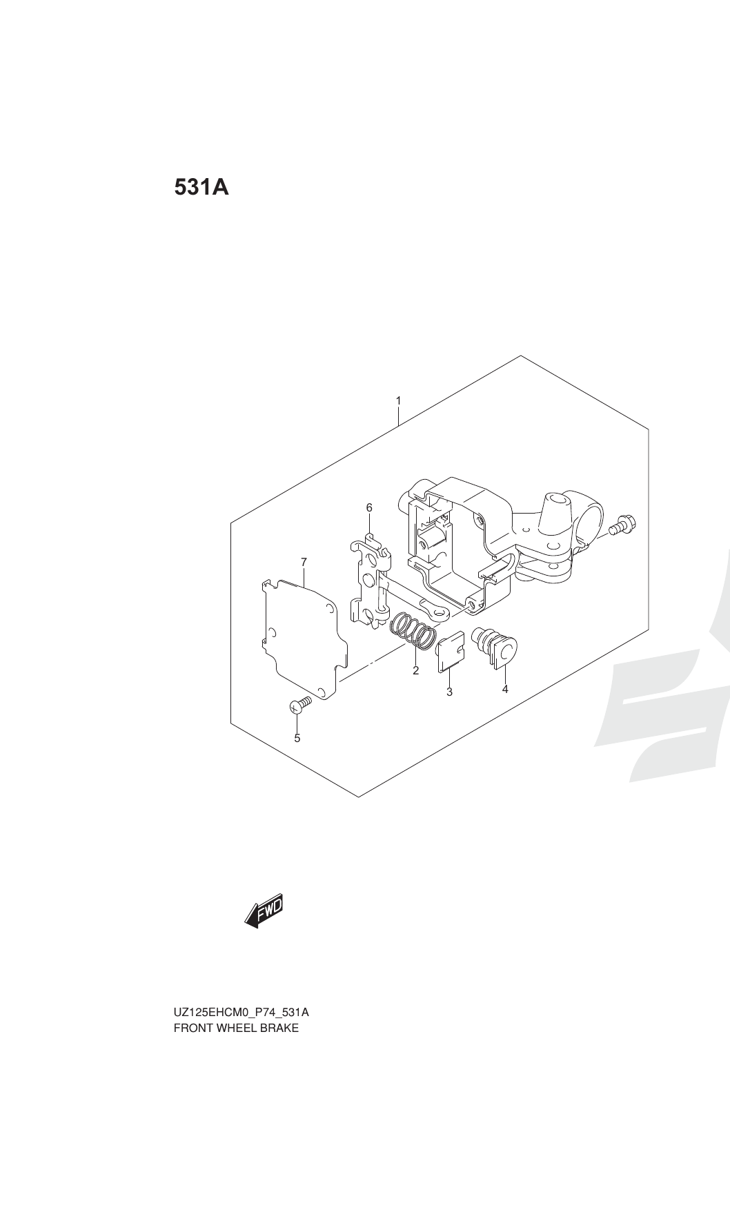 531A FRONT WHEEL BRAKE
