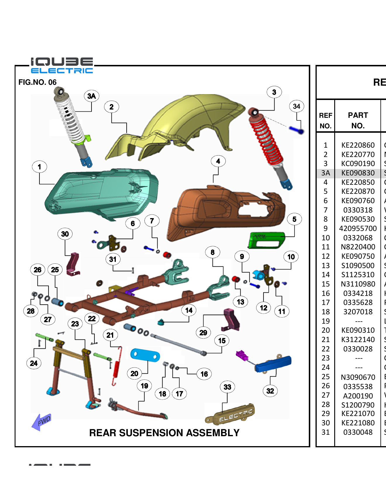 FIG.06 REAR SUSPENSION ASSEMBLY