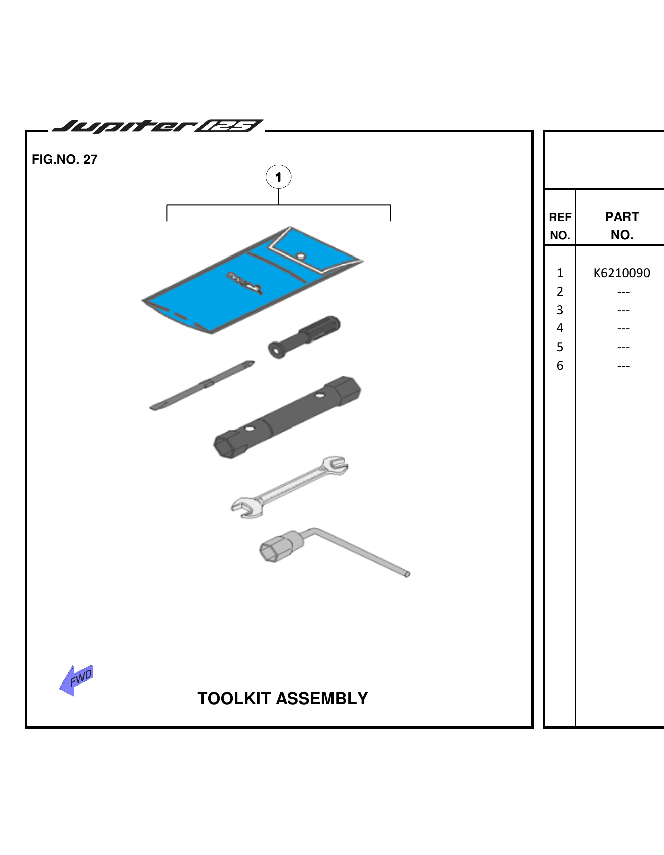 FIG.27 TOOLKIT ASSEMBLY